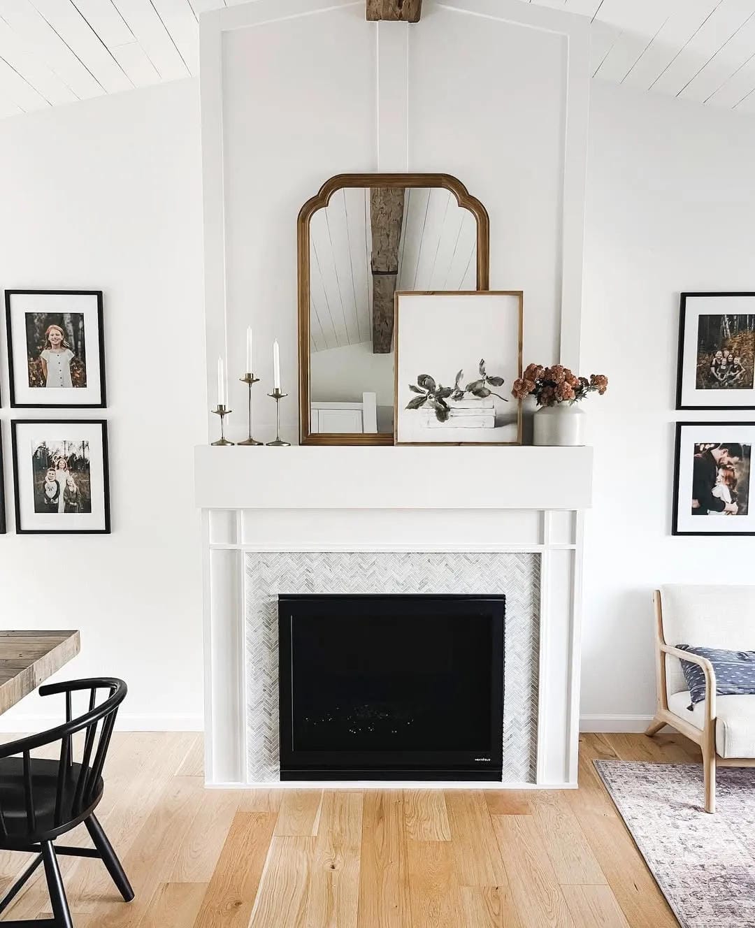 summer mantel decor ideas with keep a tall mirror and tiny stems