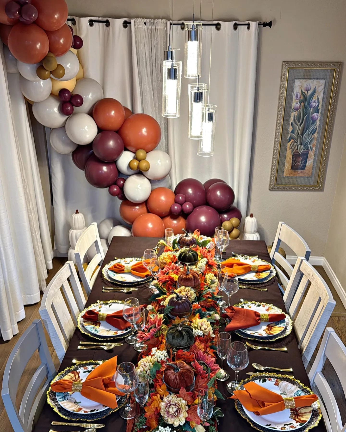 small kitchen thanksgiving table decor ideas