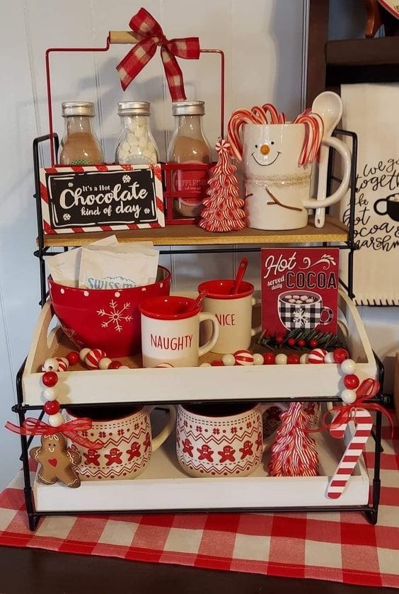 hot cocoa bar decor