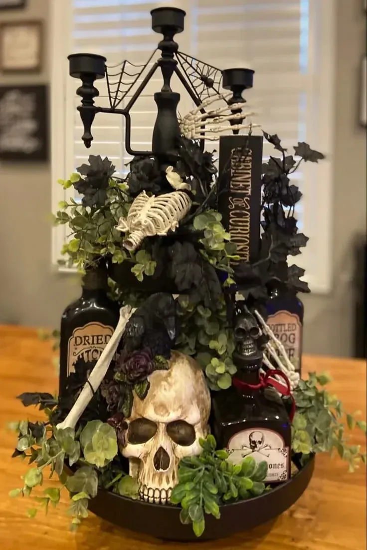 halloween tiered tray halloween living room ideas