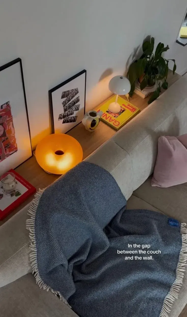 basket sofa table decor ideas