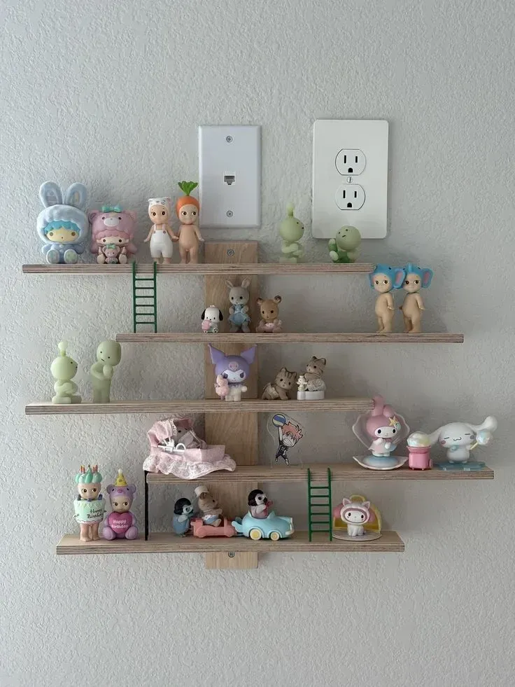 collected trinket shelf ideas