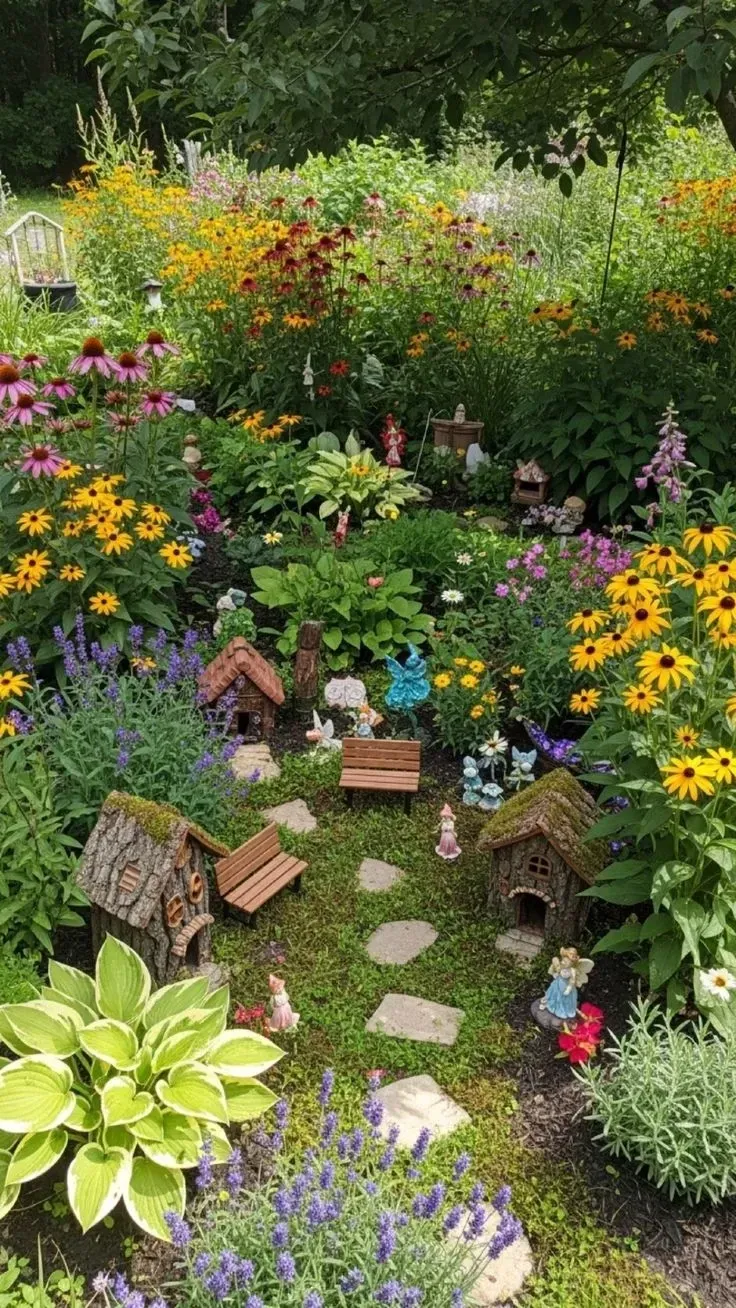 front yard whimsical garden ideas