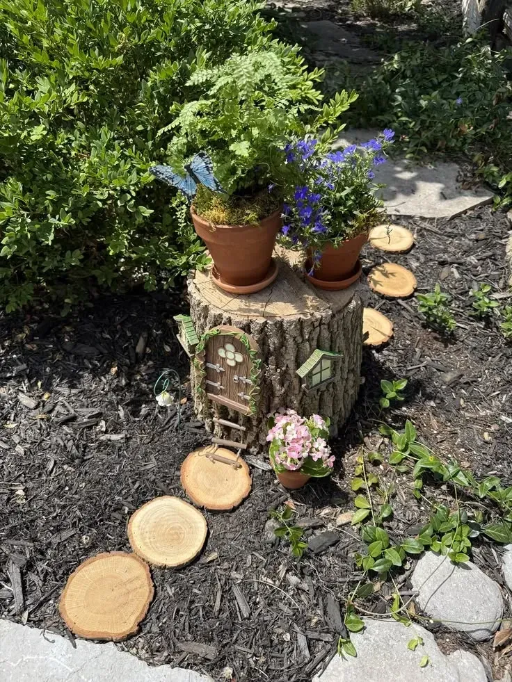 patio fairy garden ideas