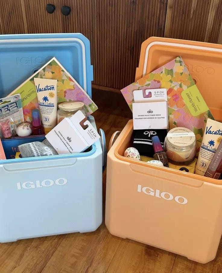 make matching road trip coolers