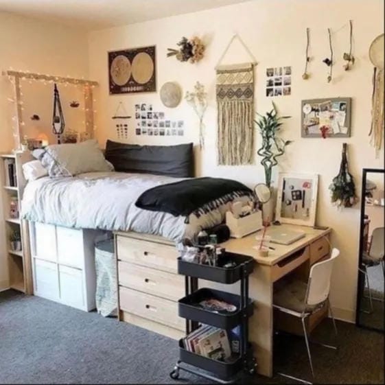 dorm room storage ideas