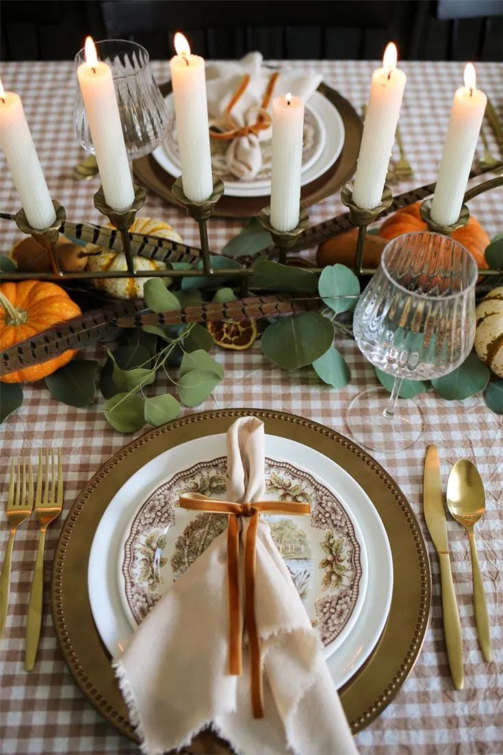 clever vintage thanksgiving decor ideas
