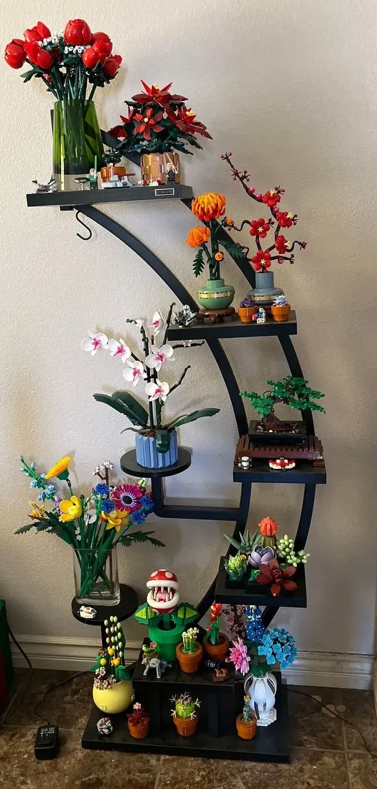 Lego display trinket shelf ideas