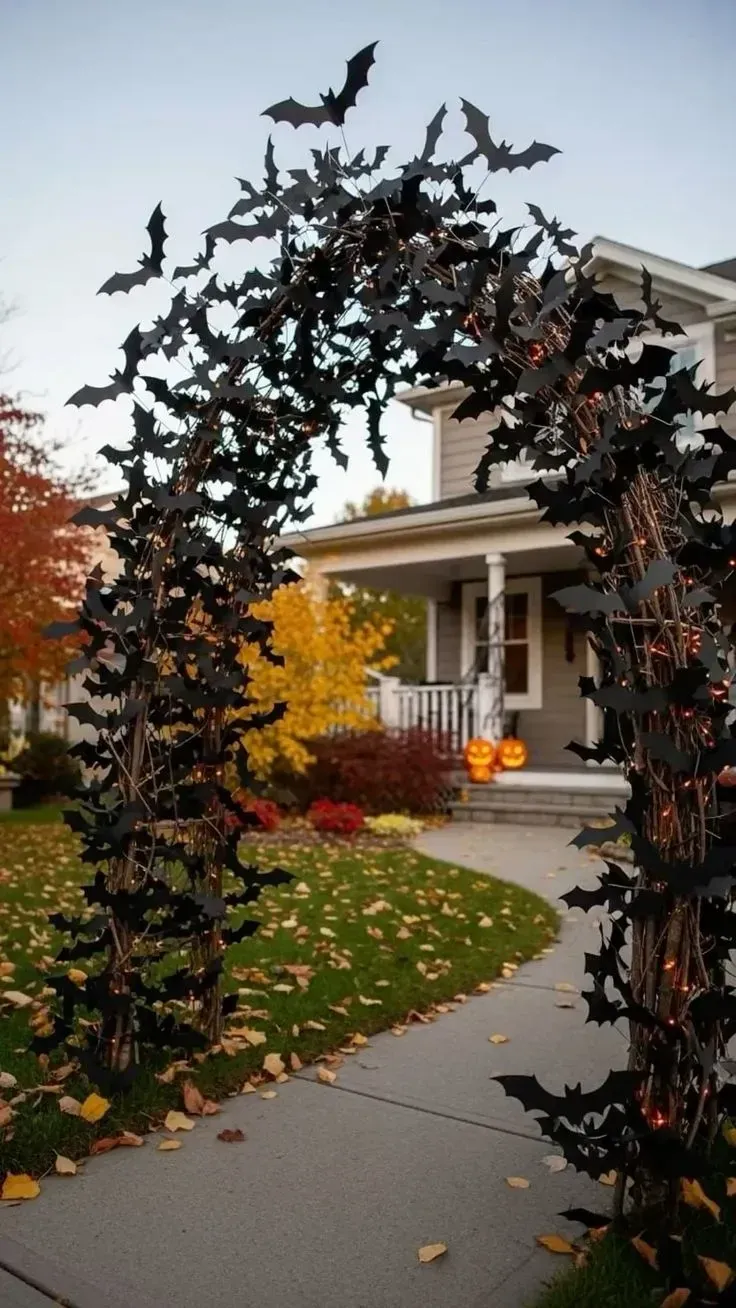 front porch halloween yard ideas