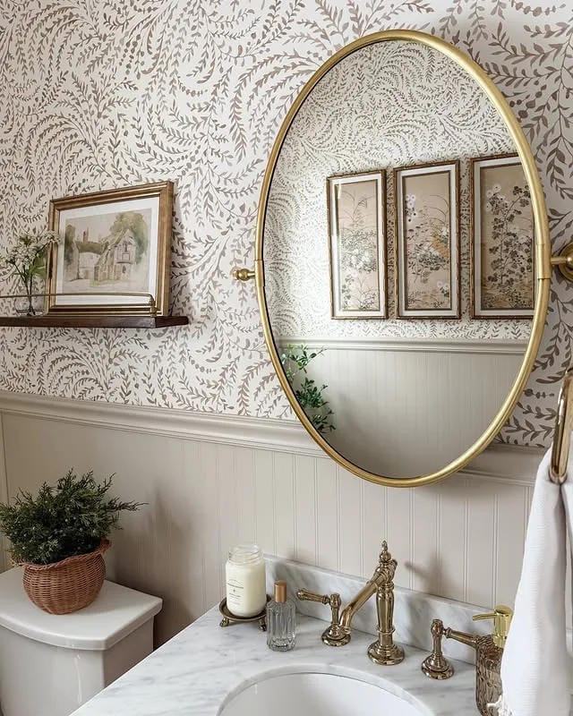 bathroom counter decor