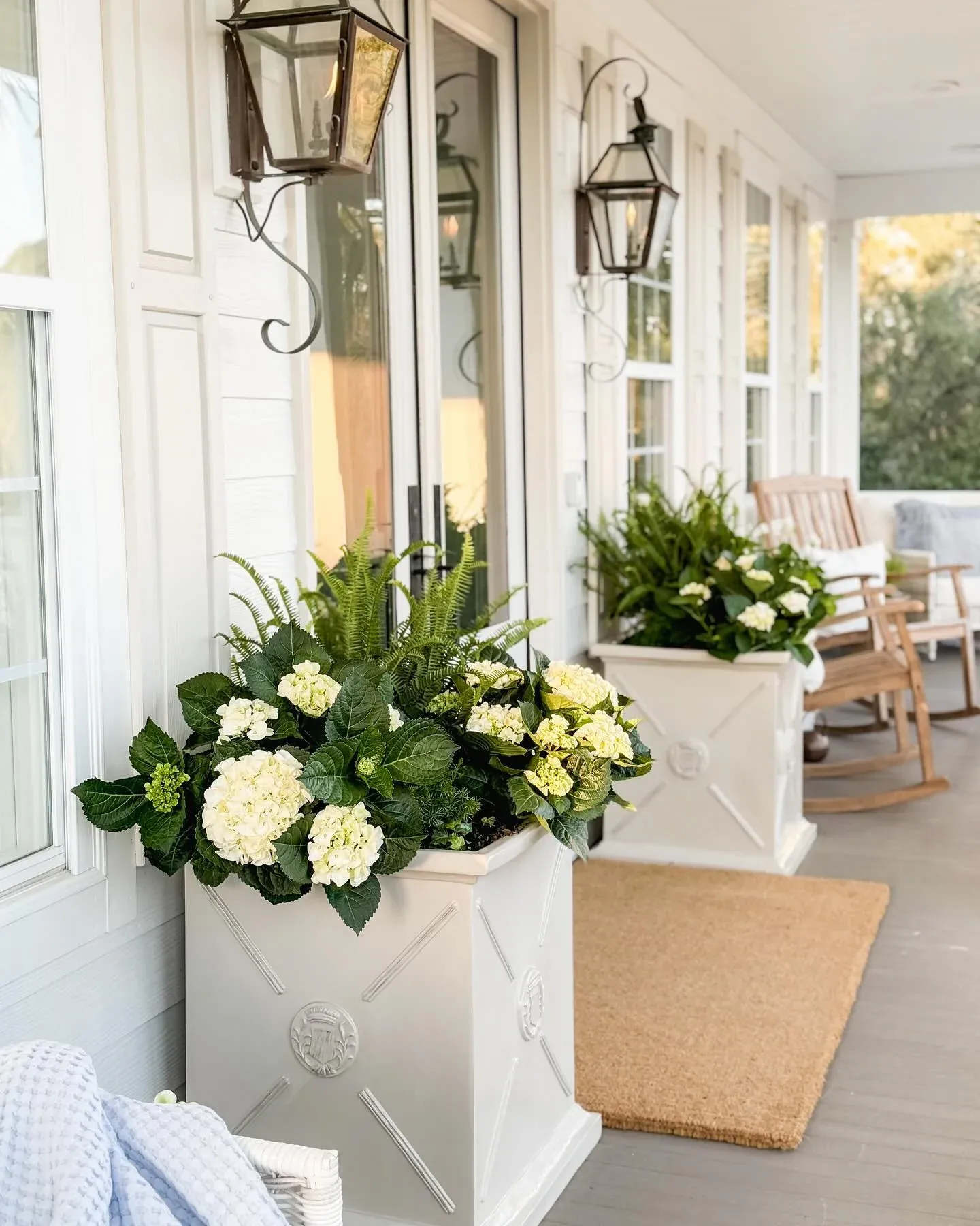 summer porch planter ideas