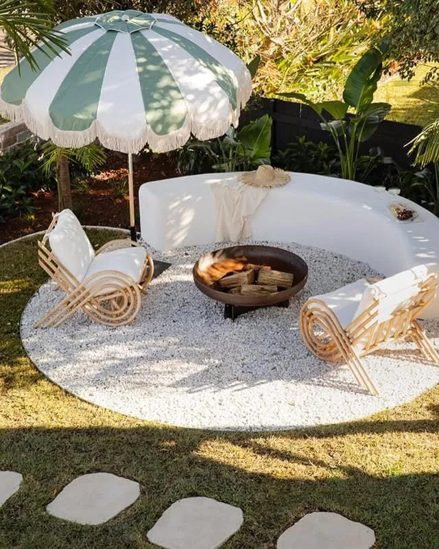 outdoor fire pit area ideas
