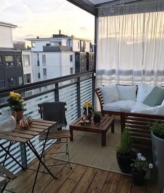 modern apartment patio ideas