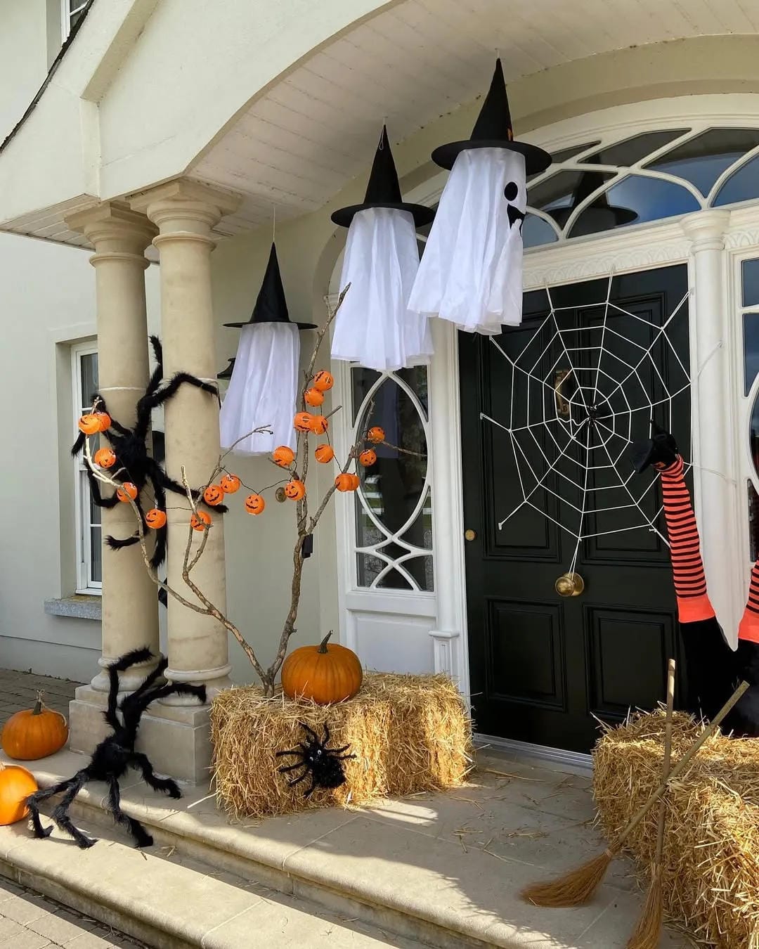Gothic Halloween door decorations