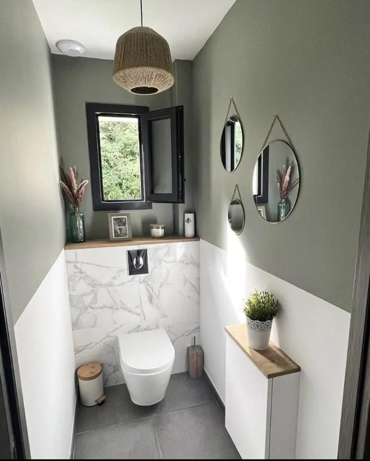 farmhouse mirror bathroom ideas