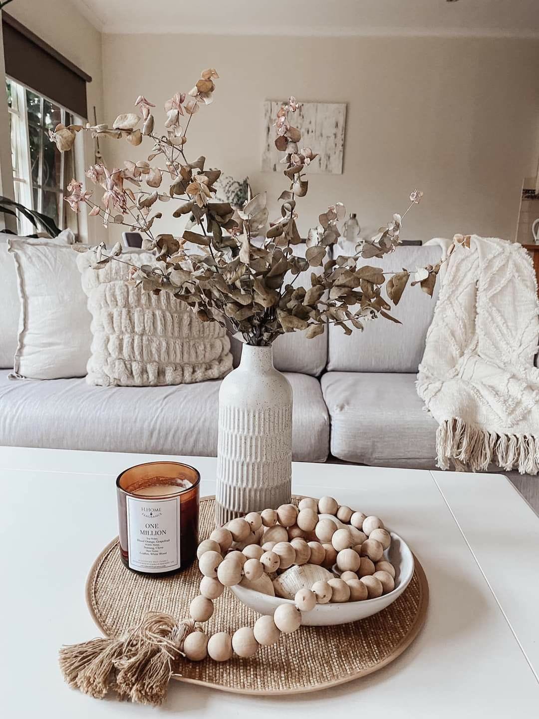 coffee table tray styling tips