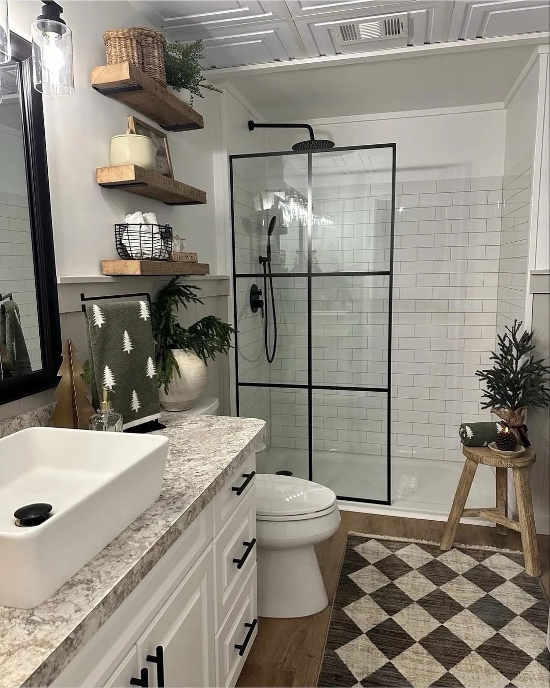 modern rustic bathroom ideas