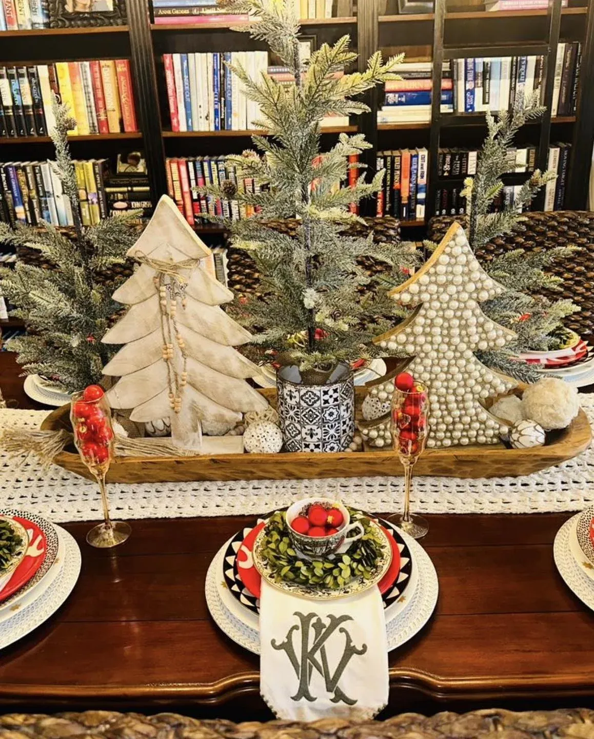 festive dough bowl centrepiece for christmas