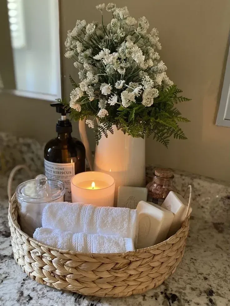 bathroom counter tray renter friendly bathroom ideas