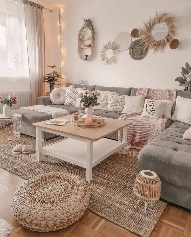 trendy boho living room ideas