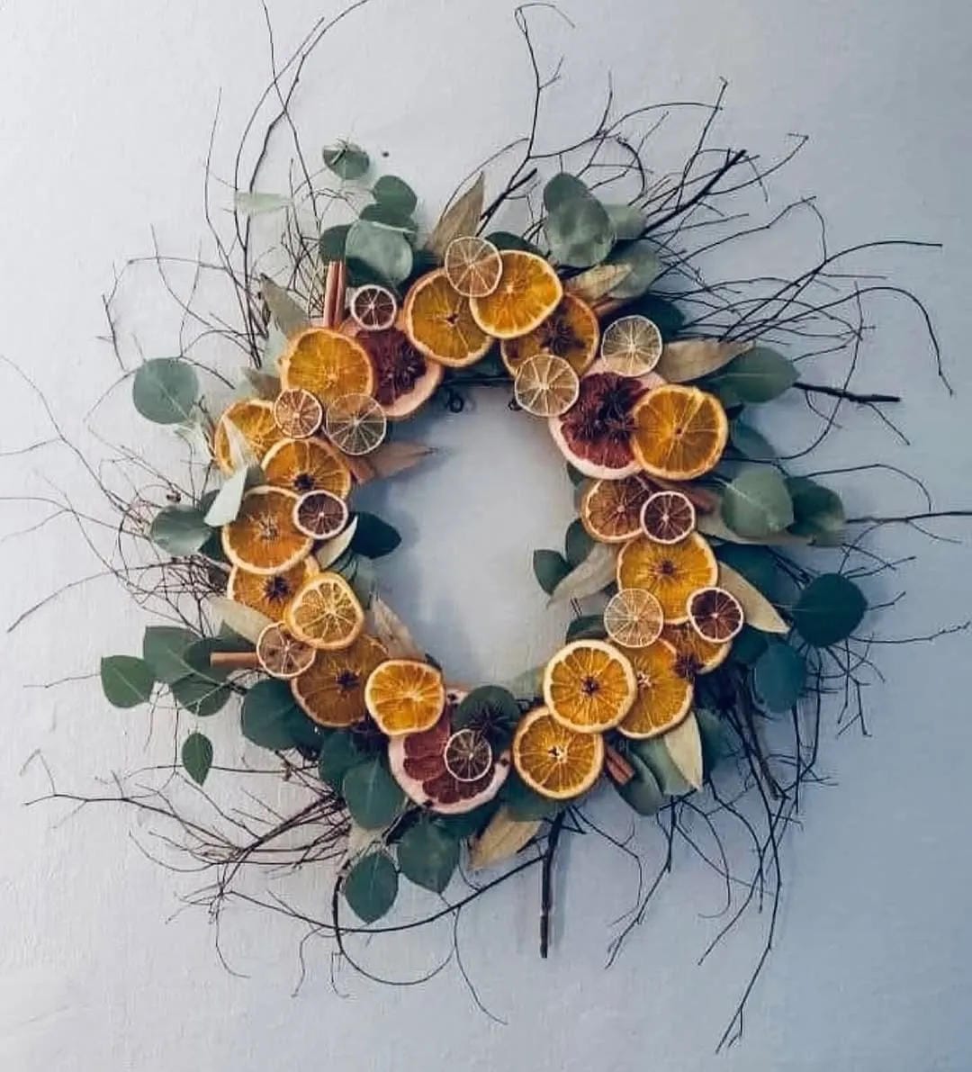 rustic unique fall wreath ideas