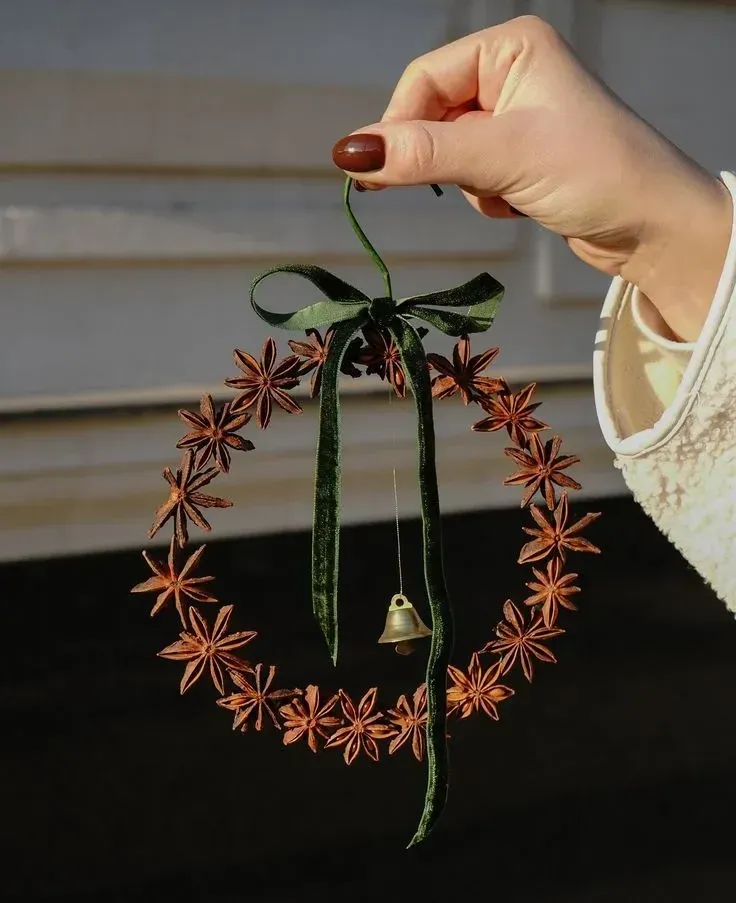 star anise wreatDIY Christmas craft ideas
