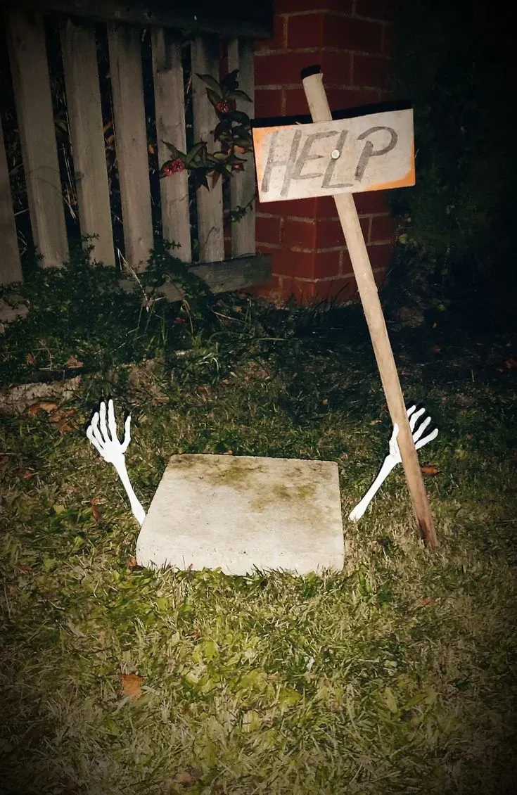 cute funny outdoor halloween decorations